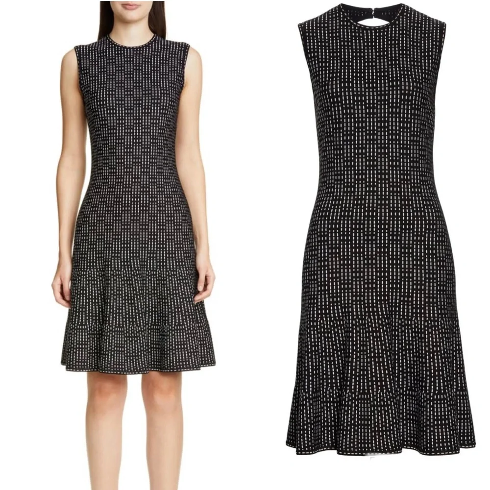 St. John Collection Knit Fit & Flare Dress Size 4 NWT - Picture 12 of 14